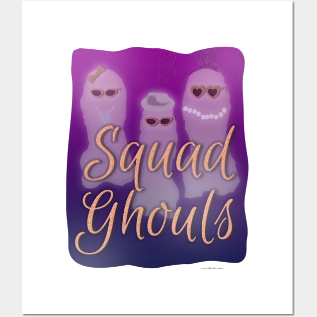 Squad Ghouls Halloween Friend Pack Wall Art by Tshirtfort